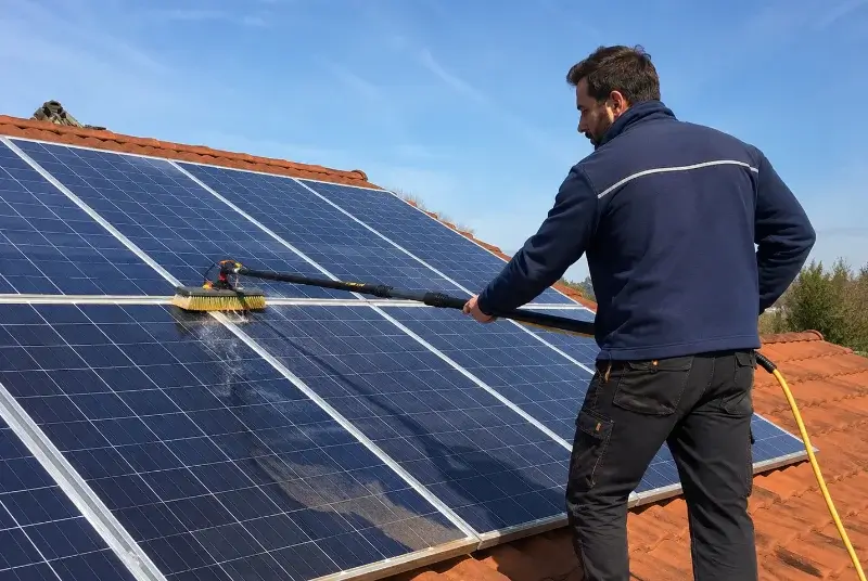Nettoyage et entretien de panneaux solaires à Saint-Laurent-d'Arce